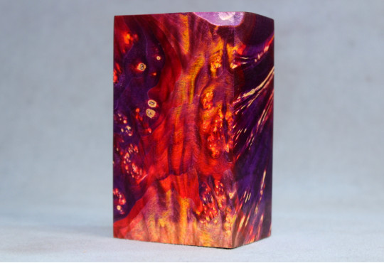 Stabilized Maple Burl Wood Mod Block